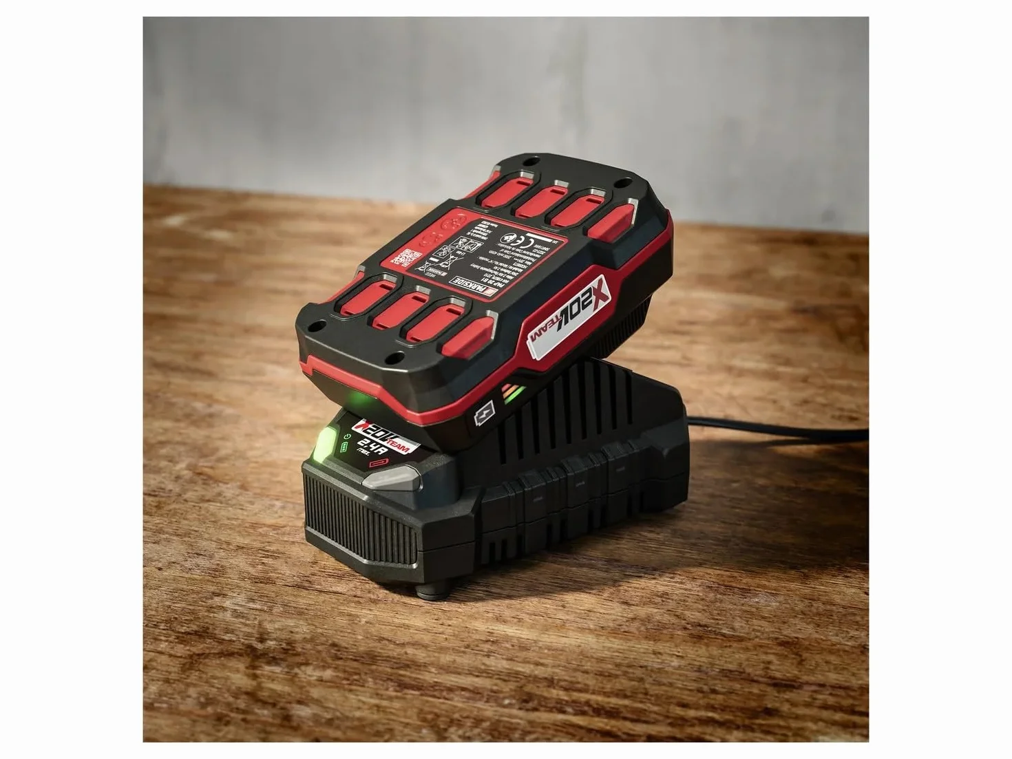 Parkside PAP 20 B1 Batterie Rechargeable 20V 2Ah + Chargeur PLG 20 C1 X 20V Team Series