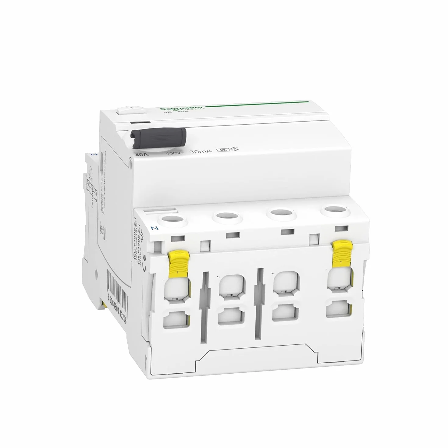 Schneider A9Z21440 Disjoncteur différentiel iID 4P 40A 30mA type A Blanc