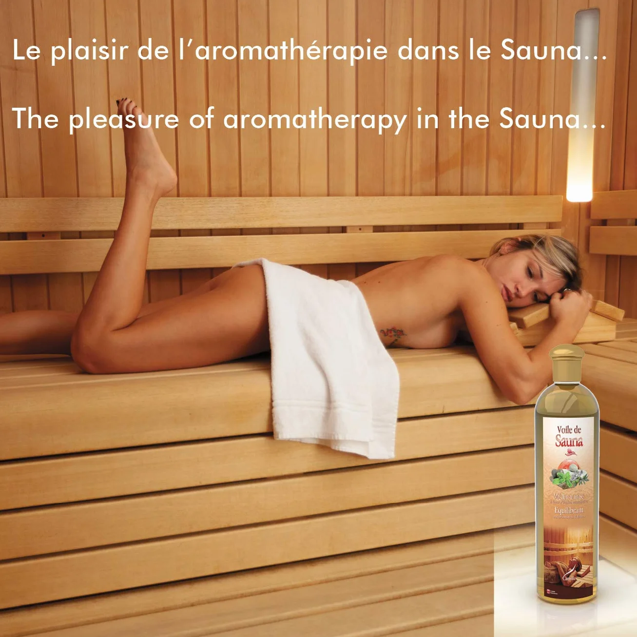 Camylle Voile de Sauna Le Sophistiqué 1000ml Huiles Essentielles Pures Naturelles