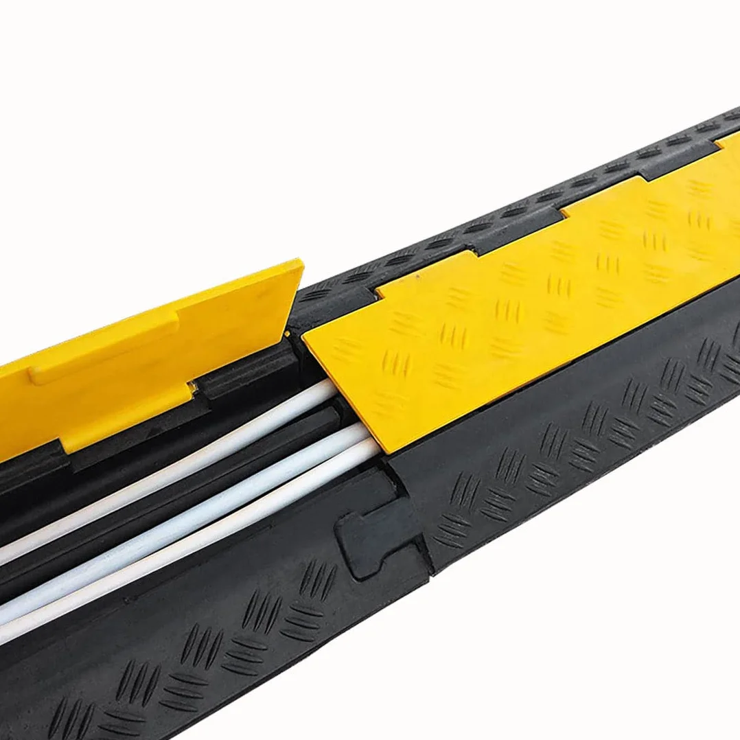 Arnocanali ZTC3 Walkable Canal passe-câble inclinable 500 x 75/3 mm Noir/Jaune