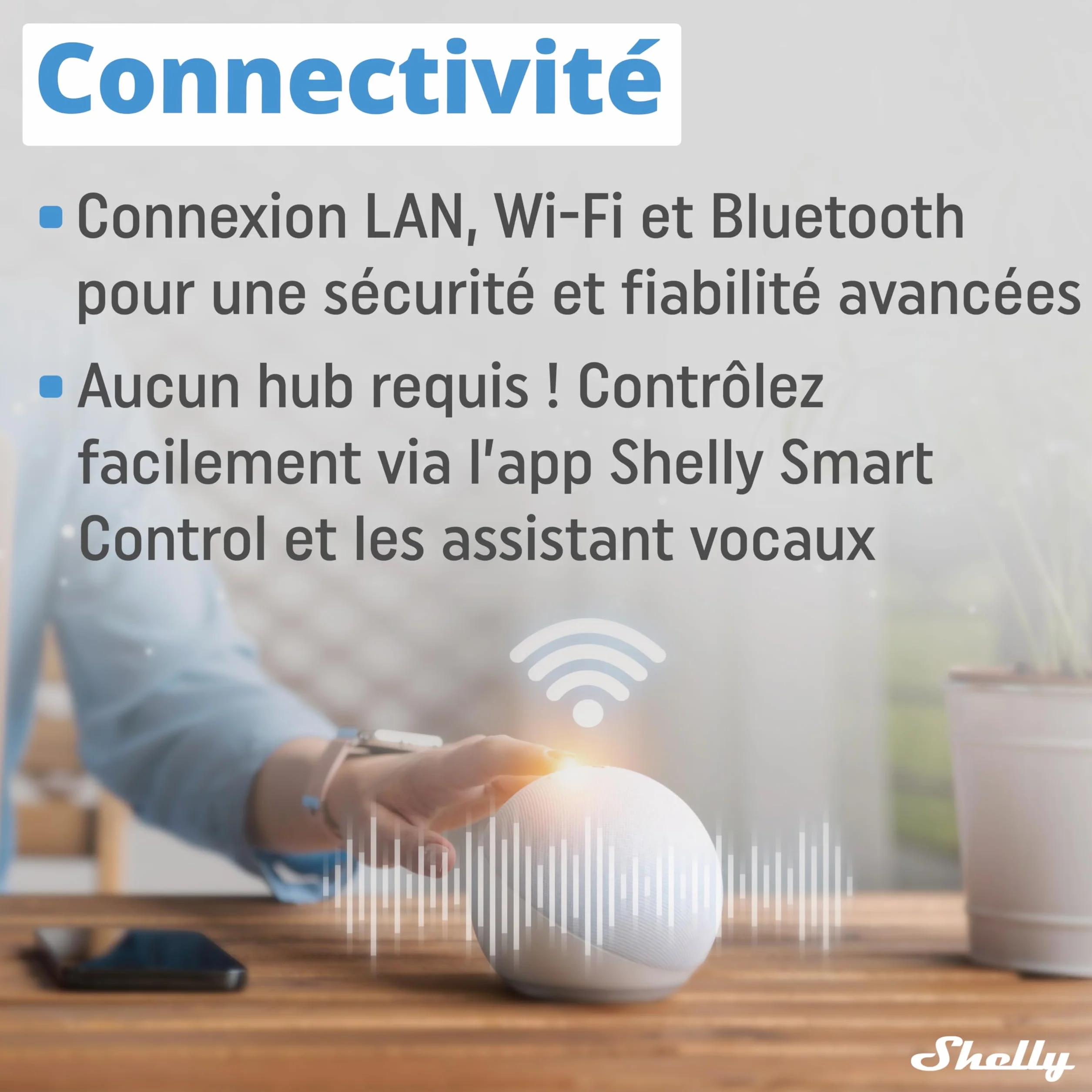 Shelly Pro EM 50A Compteur électrique monophasé 2 canaux LAN Wi-Fi Pinces ampermétriques incluses
