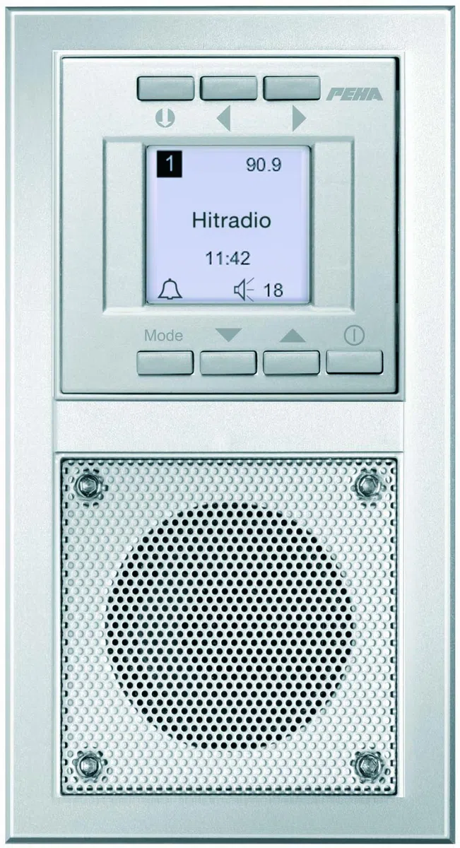 Honeywell Radio encastrée aluminium D 20.485.02 RADIO