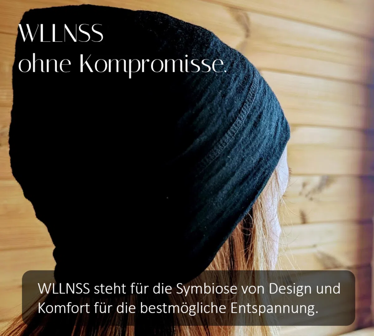Bonnet de sauna 100 % laine mérinos, accessoire de sauna unisexe