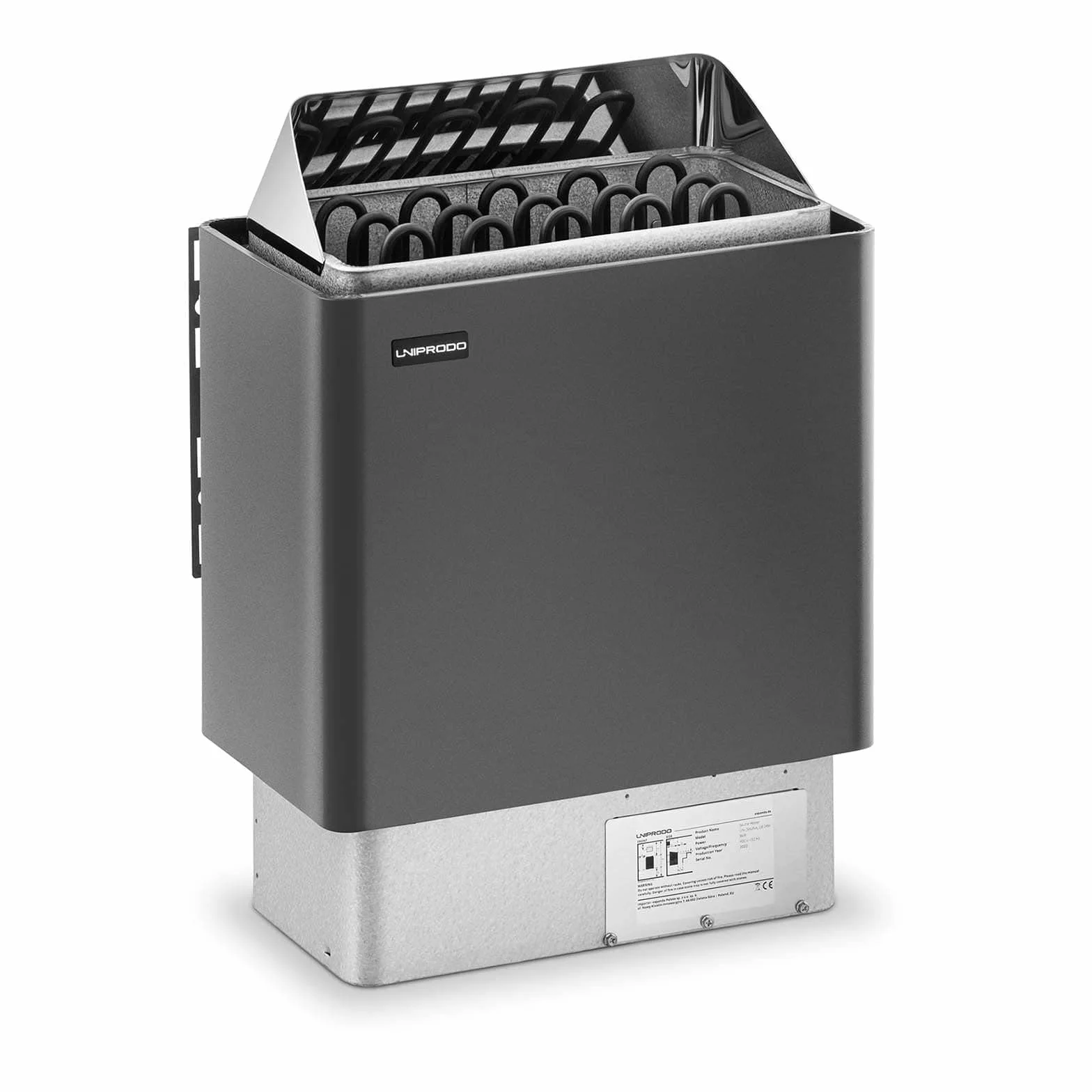 Poele sauna 8 kW 30-110°C Thermostat Protection surchauffe 8-12 m³ Radiateur électrique