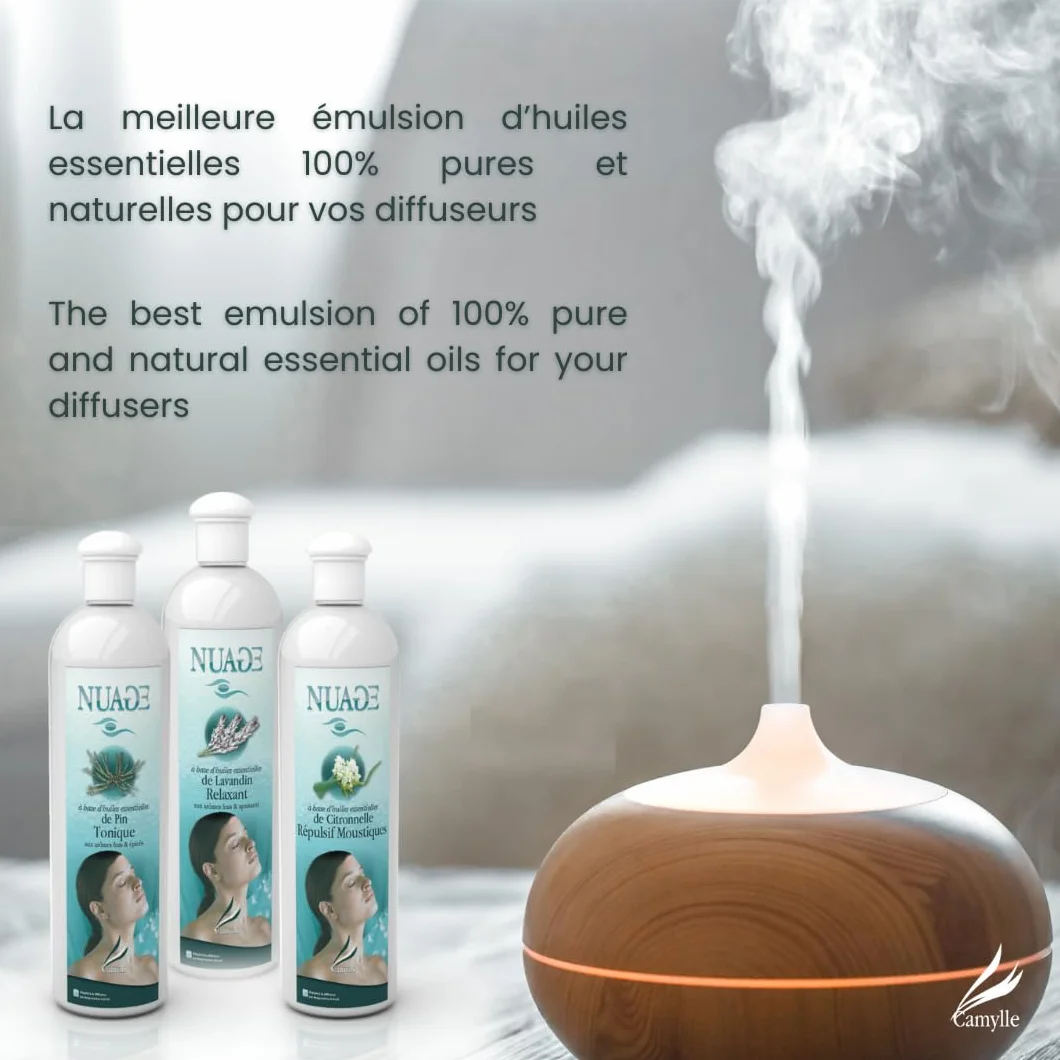 Camylle Nuage Luxe Emulsion d'Huiles Essentielles pour Diffuseurs à Ultrasons 5000ml