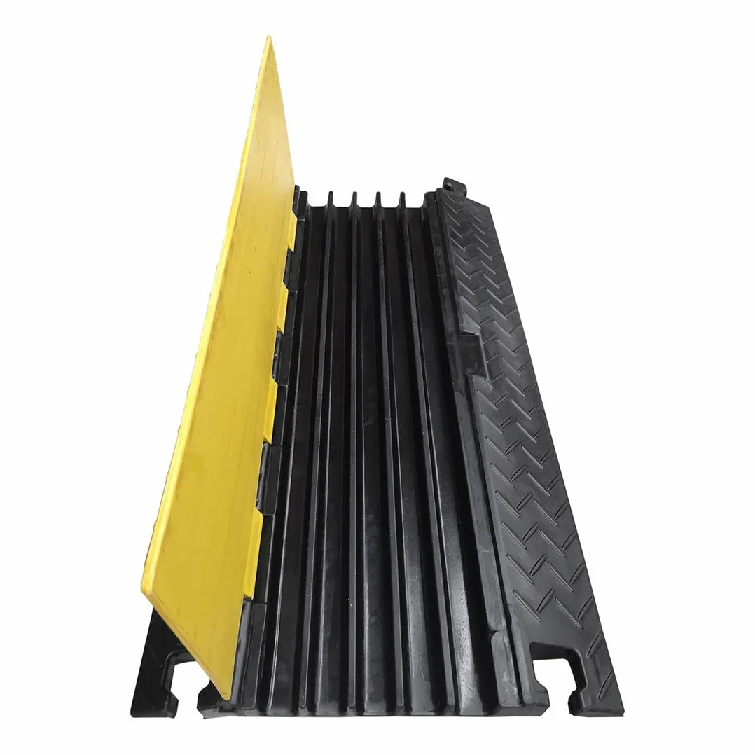 Arnocanali ZTC3 Walkable Canal passe-câble inclinable 500 x 75/3 mm Noir/Jaune