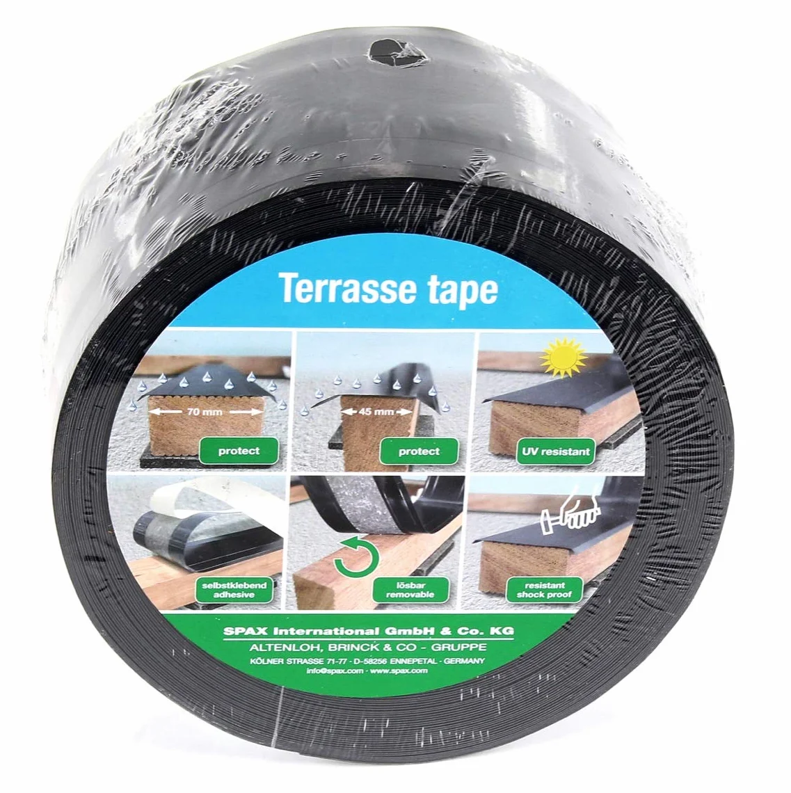 Bande d'étanchéité adhésive SPAX 87 mm 30 m