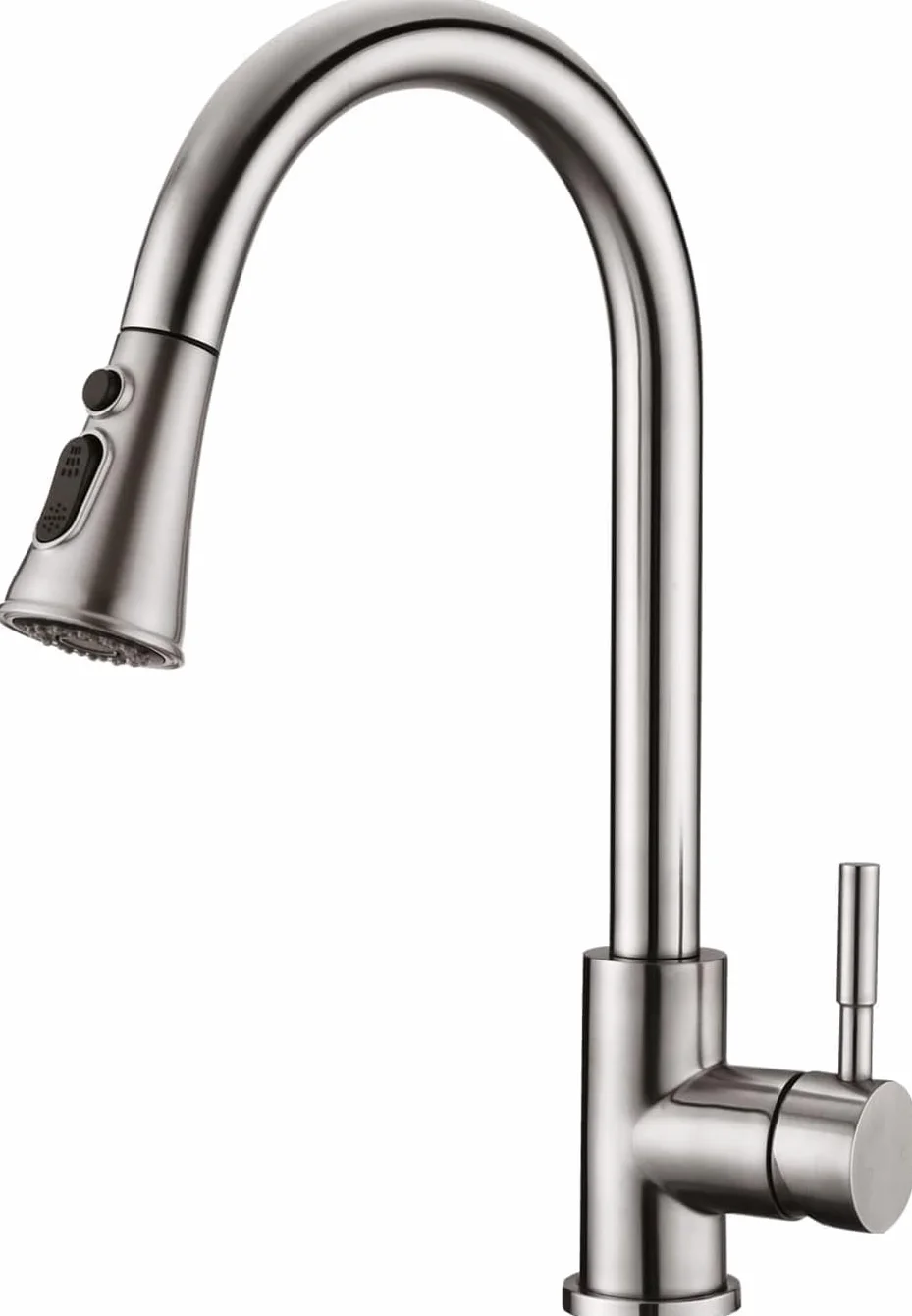 Robinet Cuisine avec Douchette Extensible Mitigeur Acier Inoxydable Rotatif 360° 3 Modes Réglage Débit