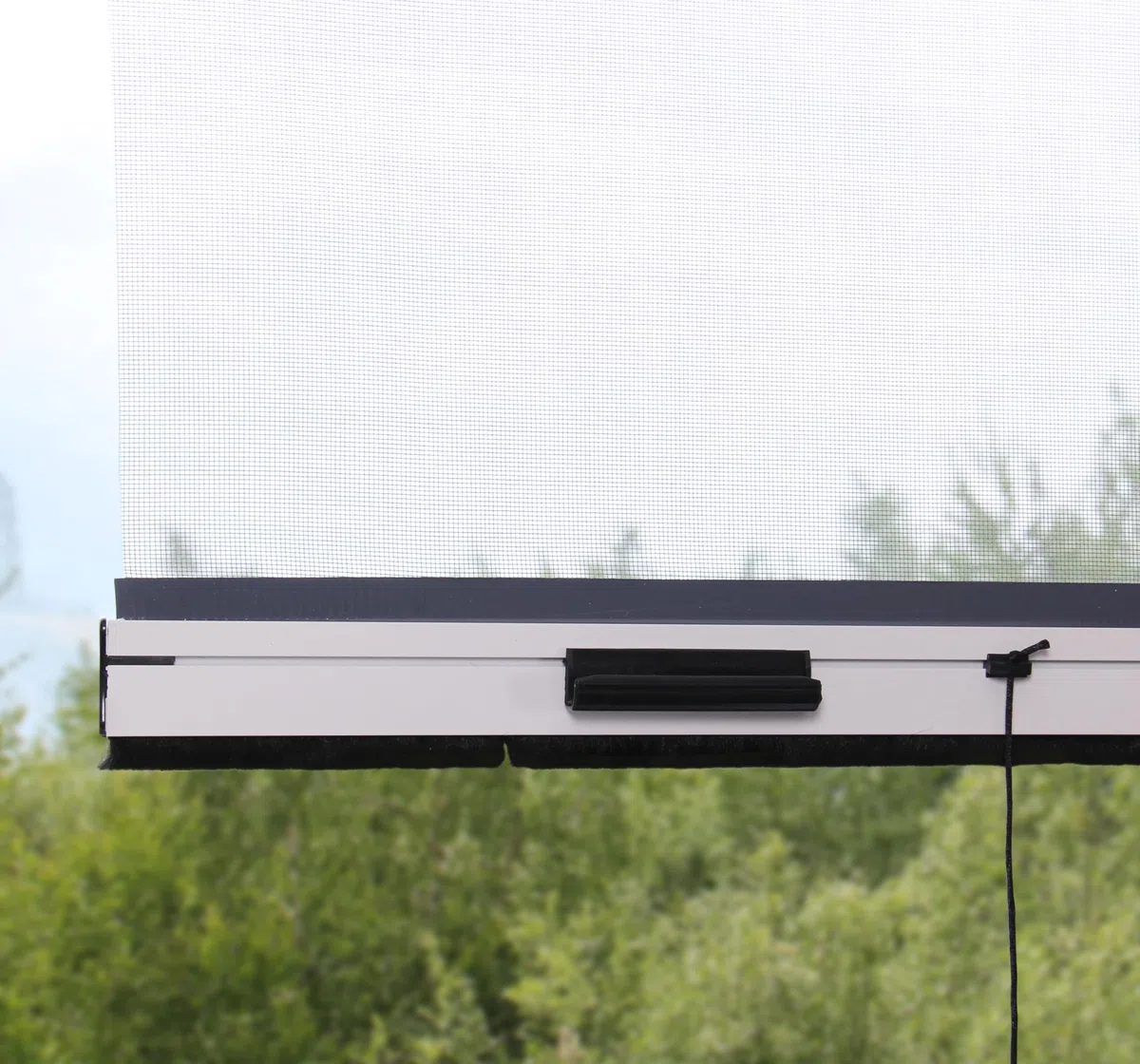 Moustiquaire fenêtre alu recoupable Blanc 1250x1600 mm protection insecte ajustable