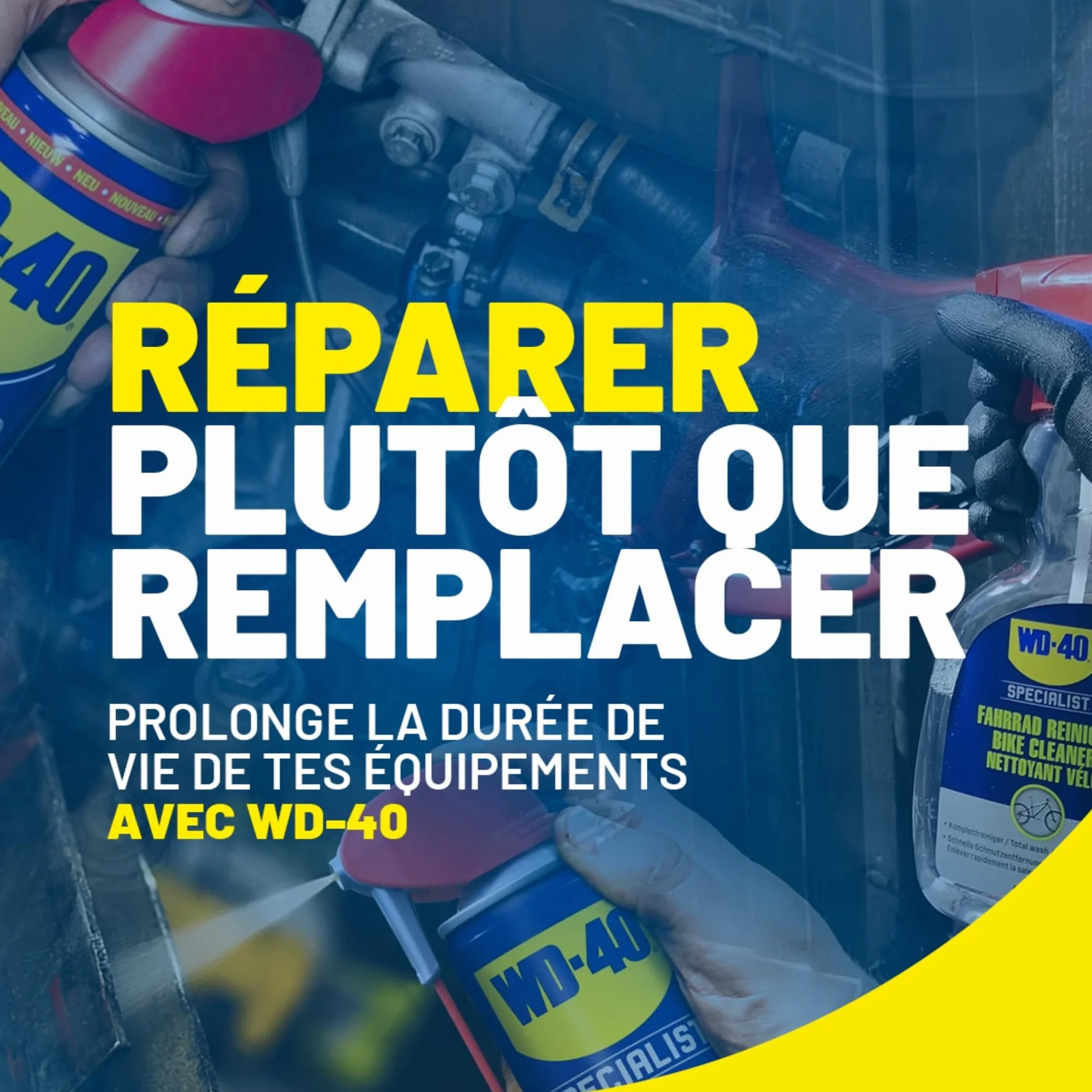 WD-40 Bidon 5 L Multifonction Sans Silicone Non Conducteur Compatible Plastiques Caoutchoucs Métaux