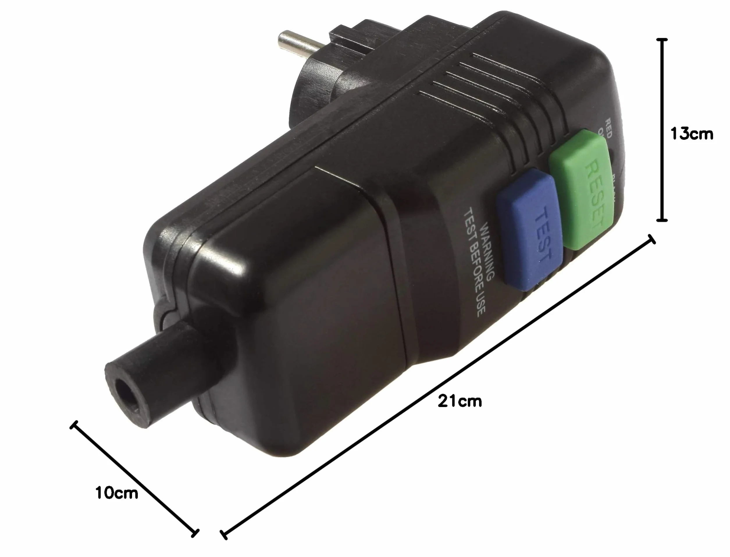Schwabe Fiche à Interrupteur Différentiel 30 mA 2PT+T 230V 16A IP44