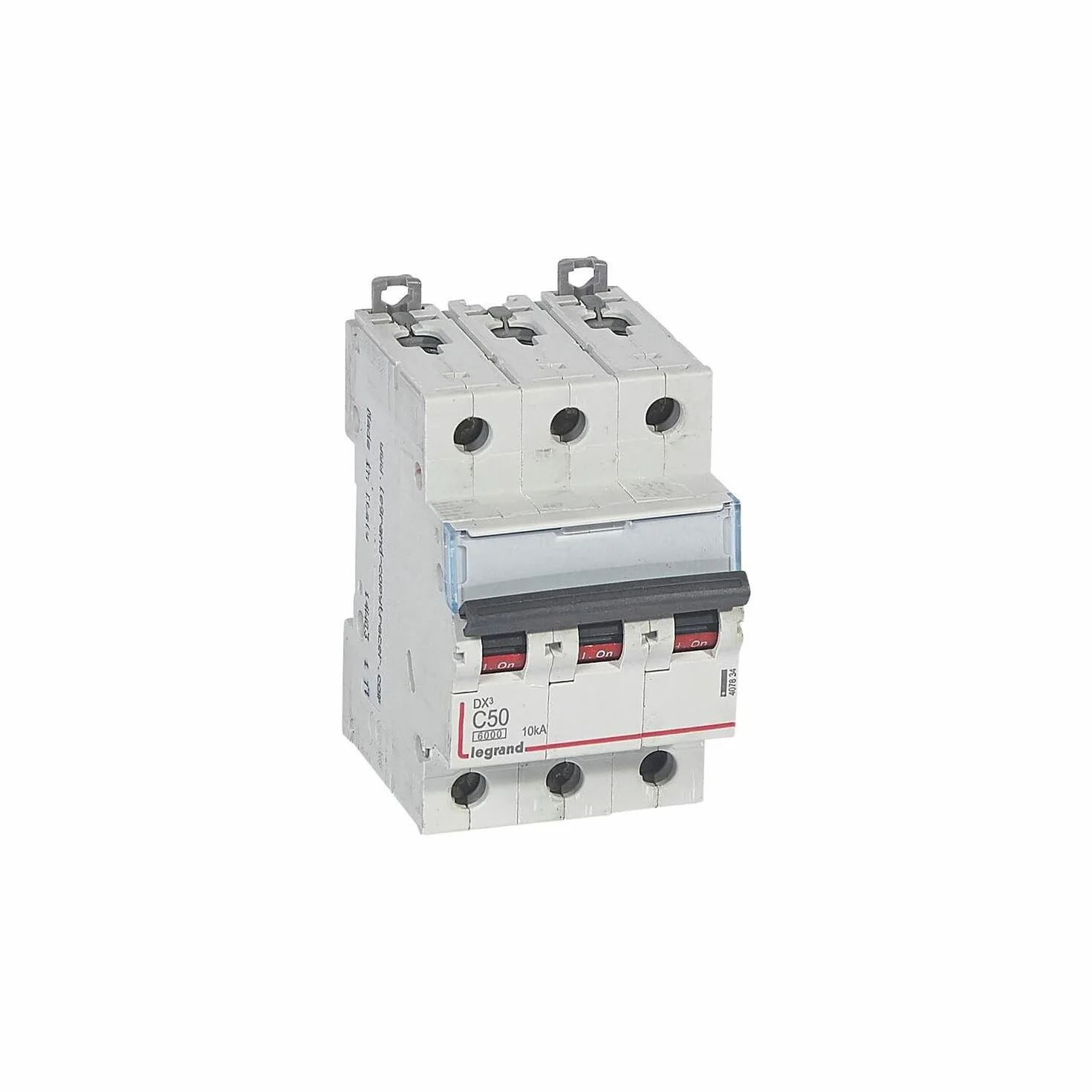 Legrand Dx3 Disjoncteur Triphasé 50A 3P Courbe C 6/10kA à Vis