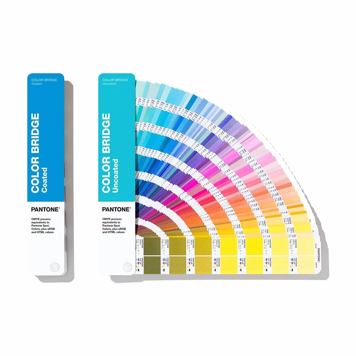 Pantone GP6102A Colour Bridge Guide Set Coated & Uncoated Deux nuanciers portables