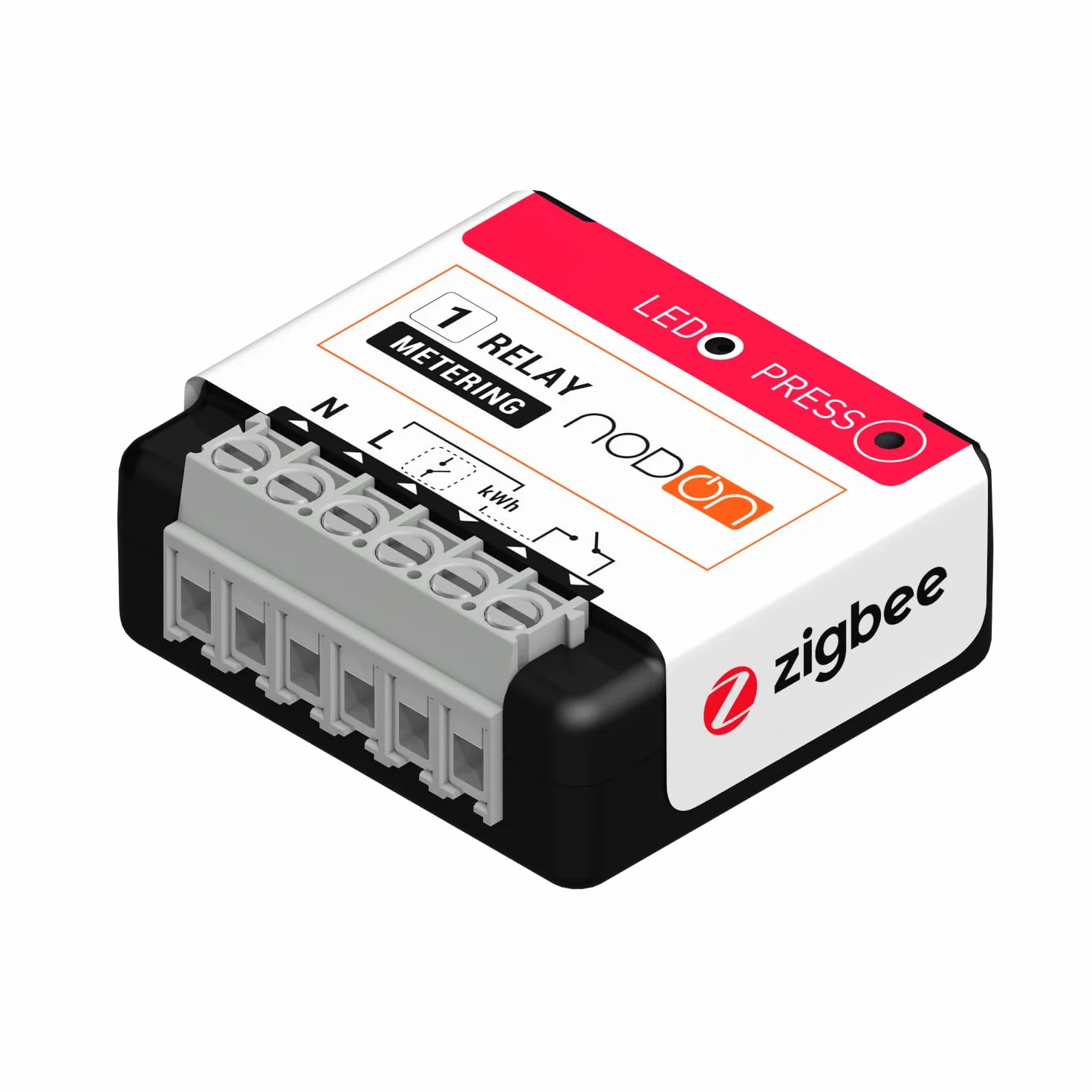 NodOn Module Zigbee Multifonction Mesure Consommation Energie 14A Pilotage Chaudière Chauffe-eau Radiateur Compatible Home Assistant