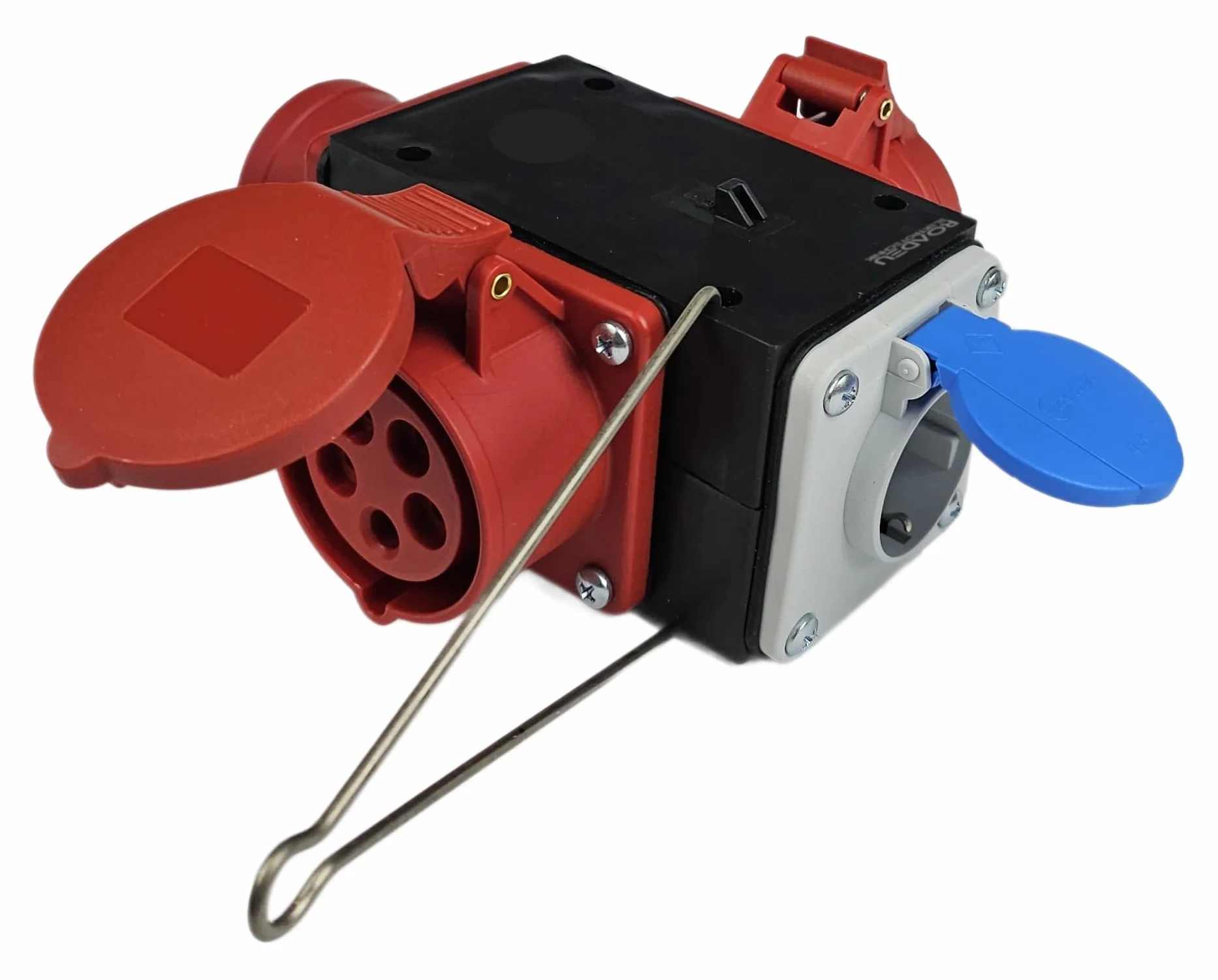 RoadEu Répartiteur de Courant 16 A 380 V 230 V CEE 5 Broches 2 Boîtes
