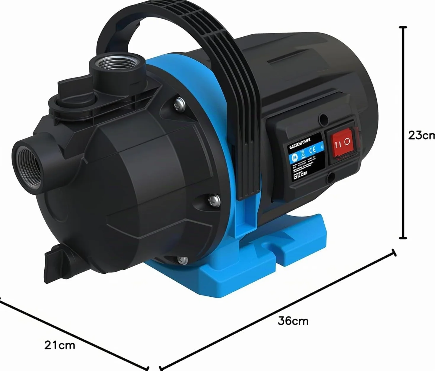 Güde Pompe de jardin GP 6035 600 W 3200 l/h 7 m 1" IT