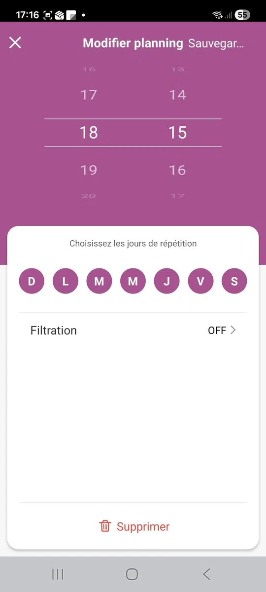 Horloge Piscine Encastrable Connecté WiFi Programmateur Spécial Piscine