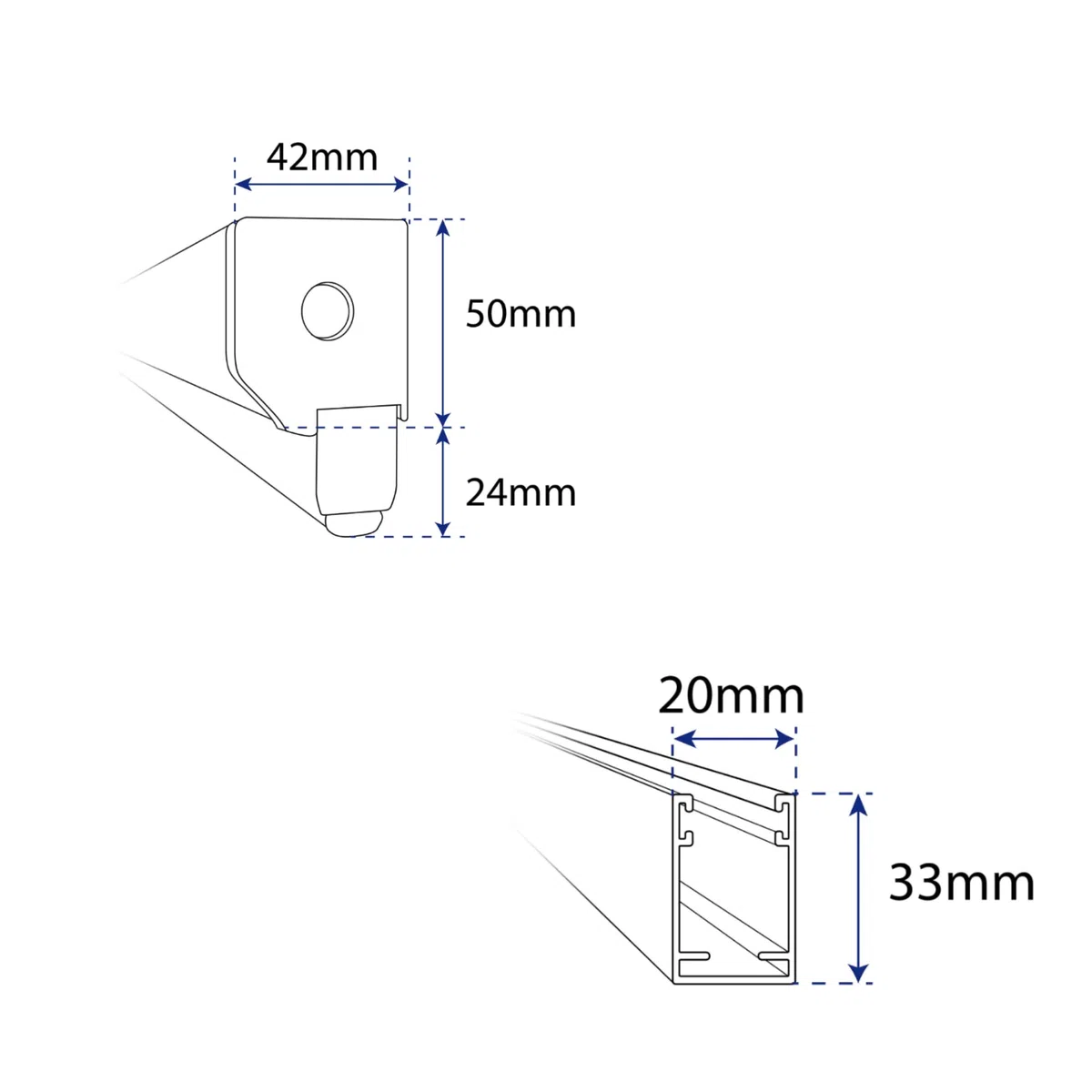 Moustiquaire fenêtre alu recoupable Blanc 1250x1600 mm protection insecte ajustable