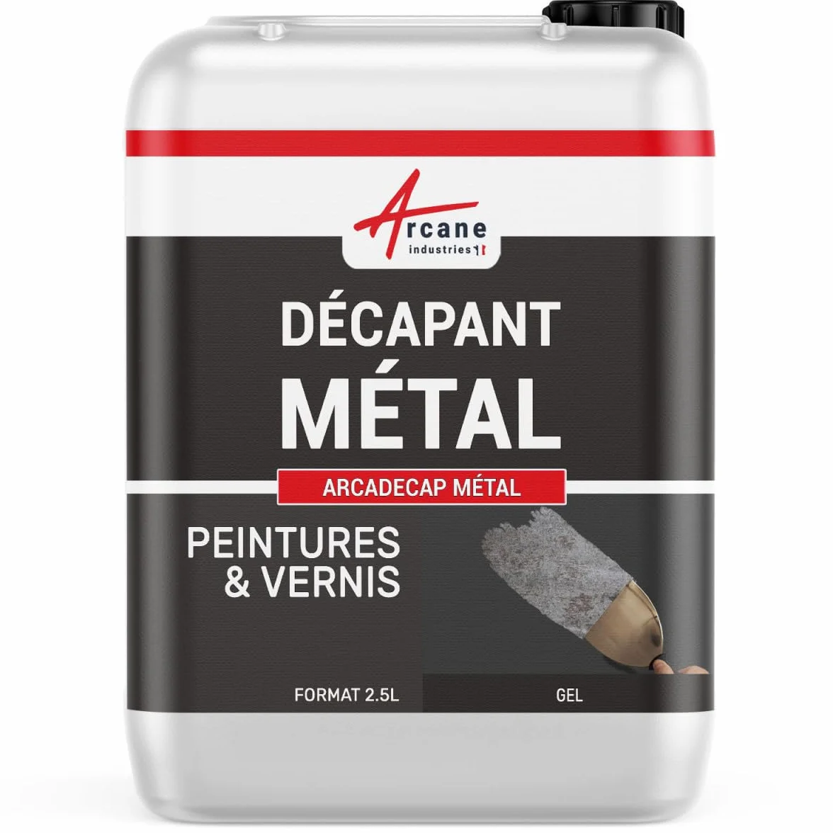ARCANE INDUSTRIES Décapant peinture métal fer 2.5 L Arcadecap metal