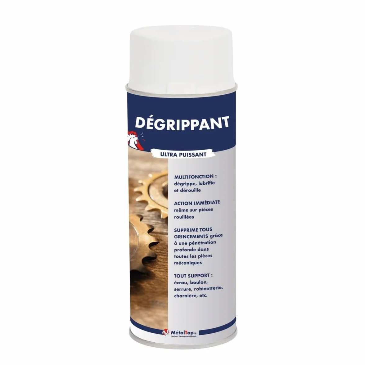 Metaltop Degrippant 5 L Lubrification dérouillage protection antirouille