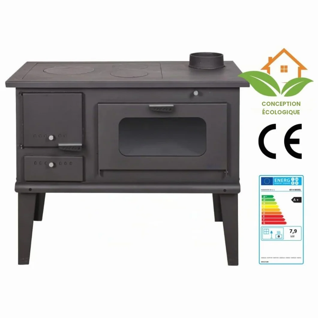 BALKAN ENERGY Cuisinière à Bois 4014 7.9kW