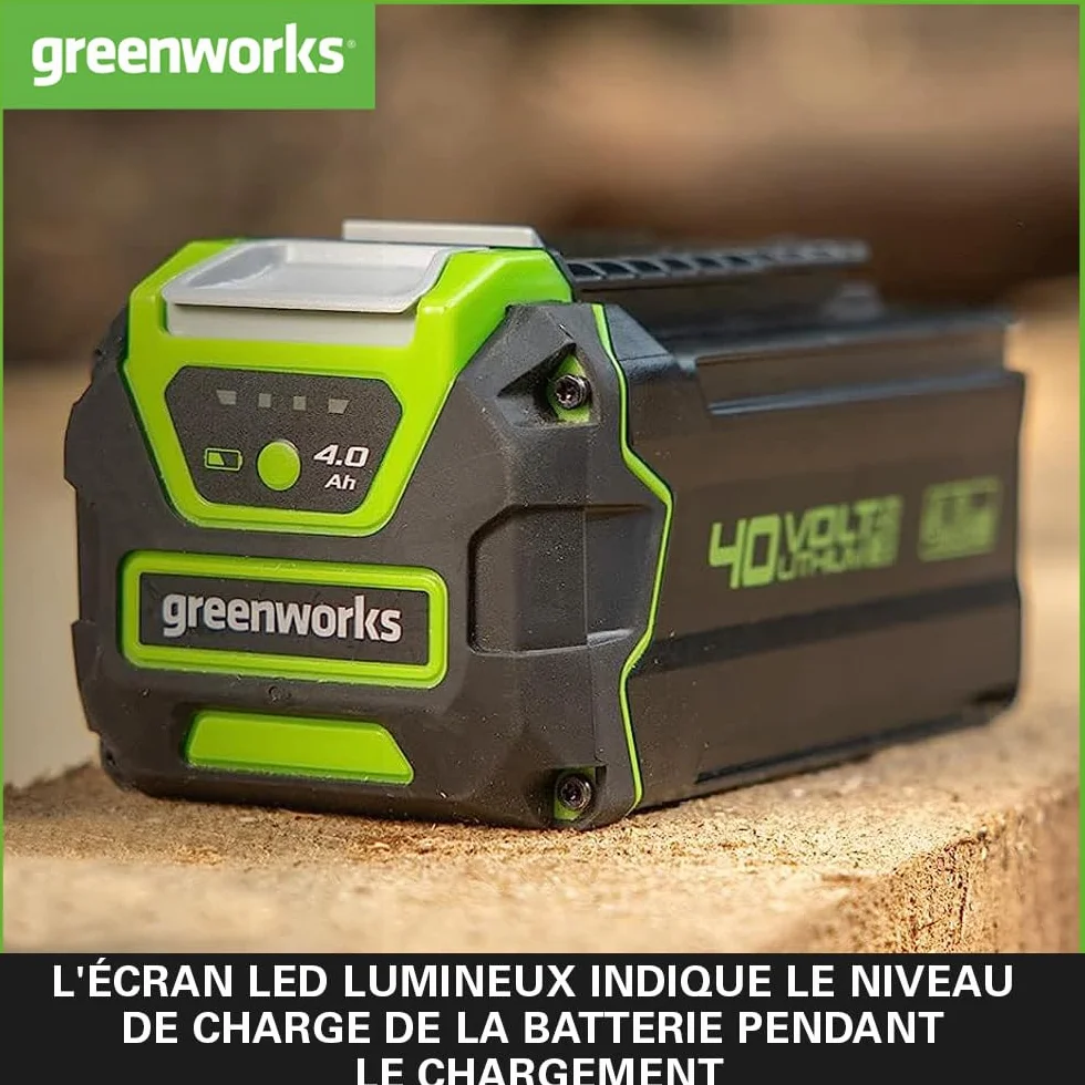Greenworks Lot 2 batteries lithium-ion 40 V 4 Ah G40BK4X