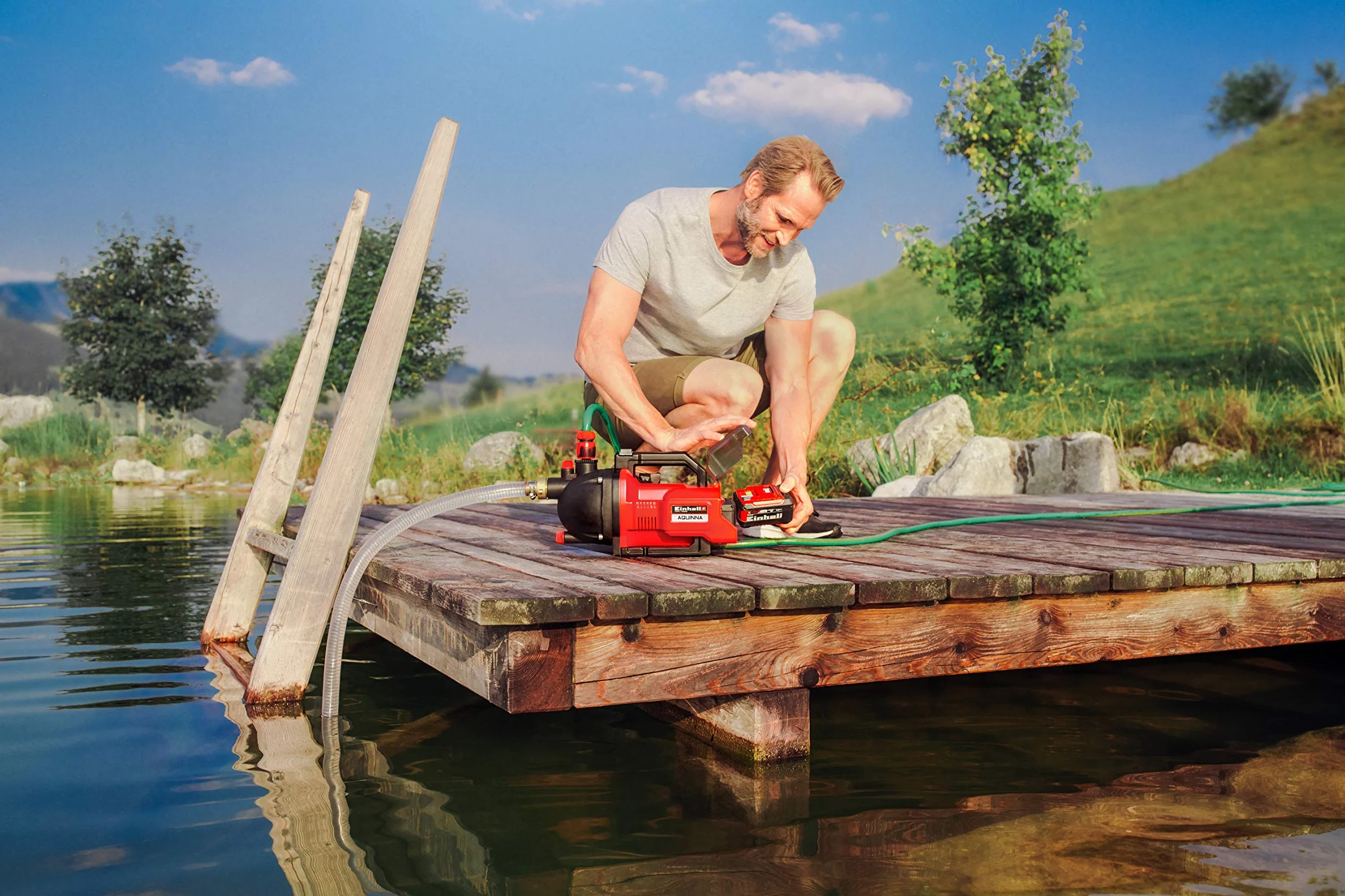 Einhell AQUINNA 36/30 pompe d'arrosage sans fil 36V Power X-Change