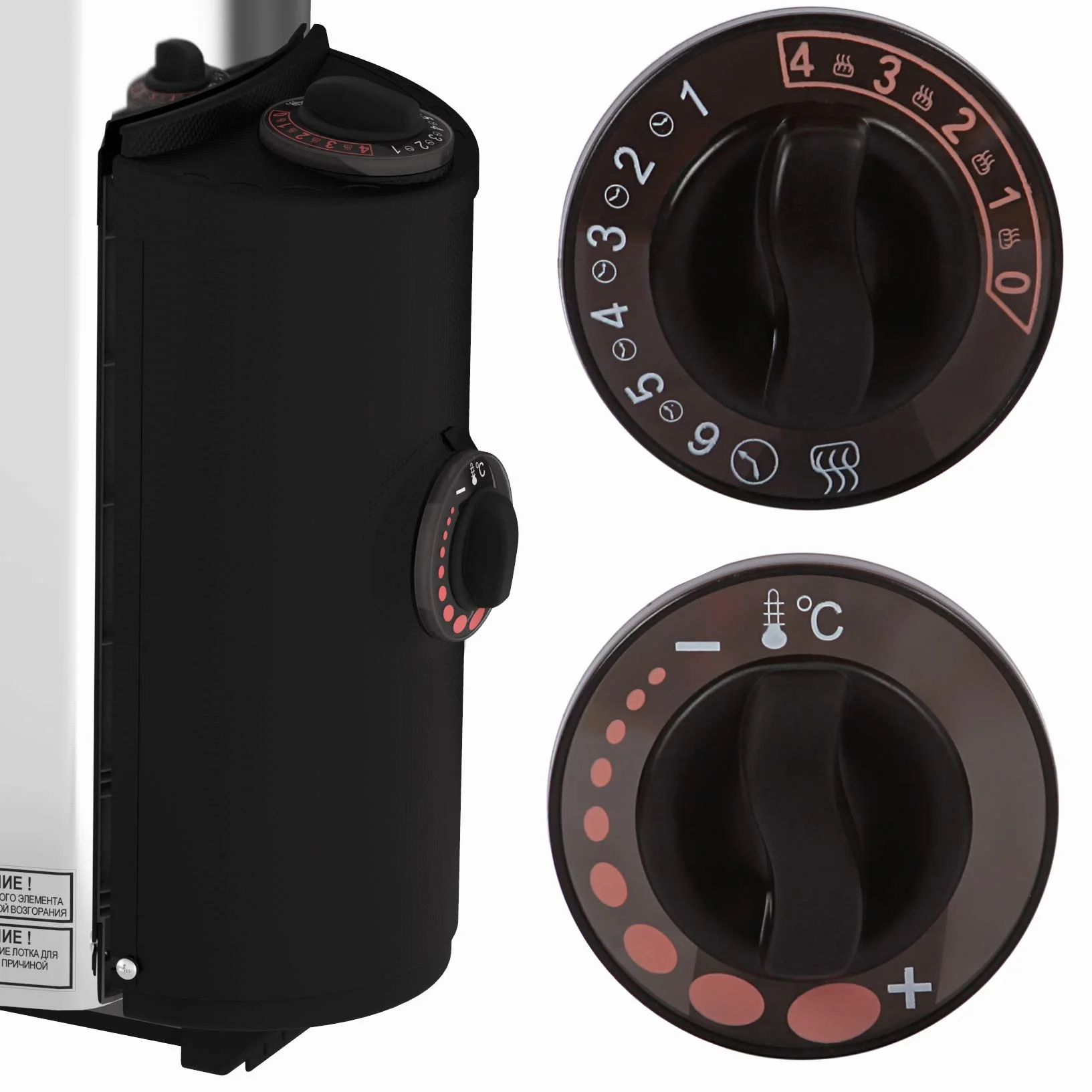 Sauna Poêle Électrique SAWO Mini X NB Trendline 3,6 kW 230V 400V avec Thermostat Minuterie