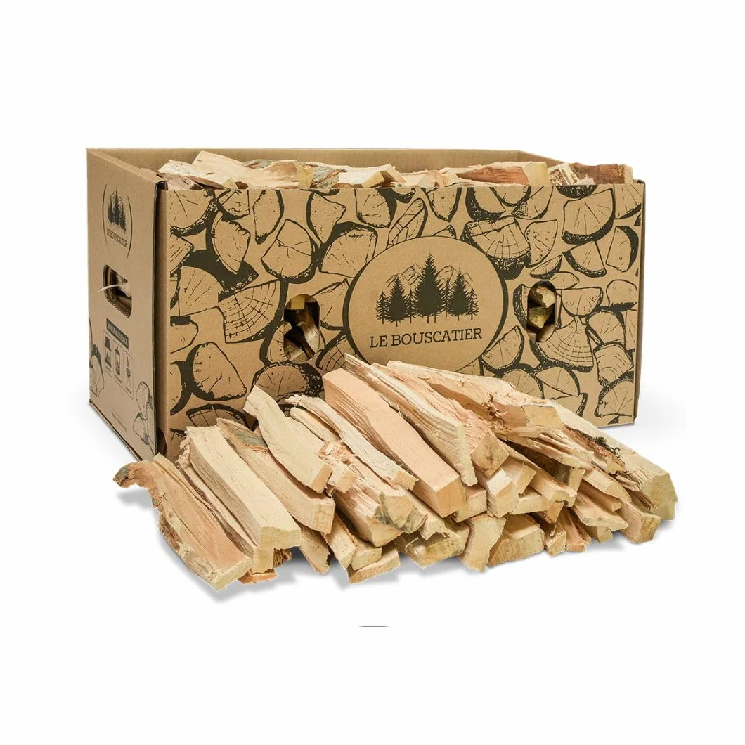 Le Bouscatier Bois d'allumage 6 kg 20L Hêtre Chêne Allume feu Cheminée Poêle Barbecue