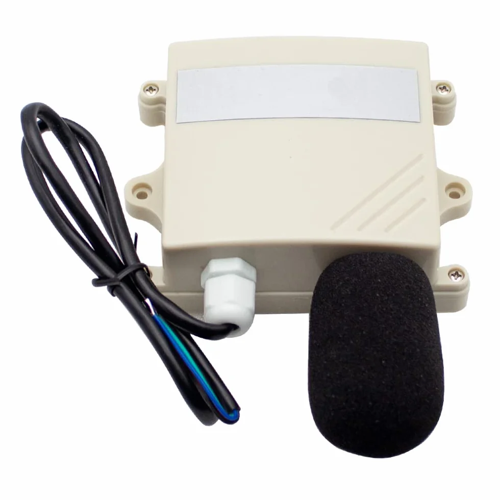 Toplionace Compteur de Bruit IP65 30-120DB Capteur Sonore Surveillance en Ligne Détecteur de Niveau Sonore RS485