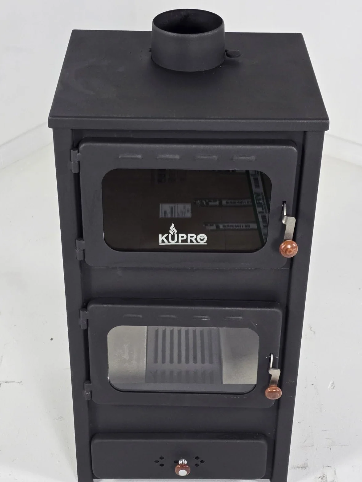 Poêle à bois Kupro Lux 11 kW avec four