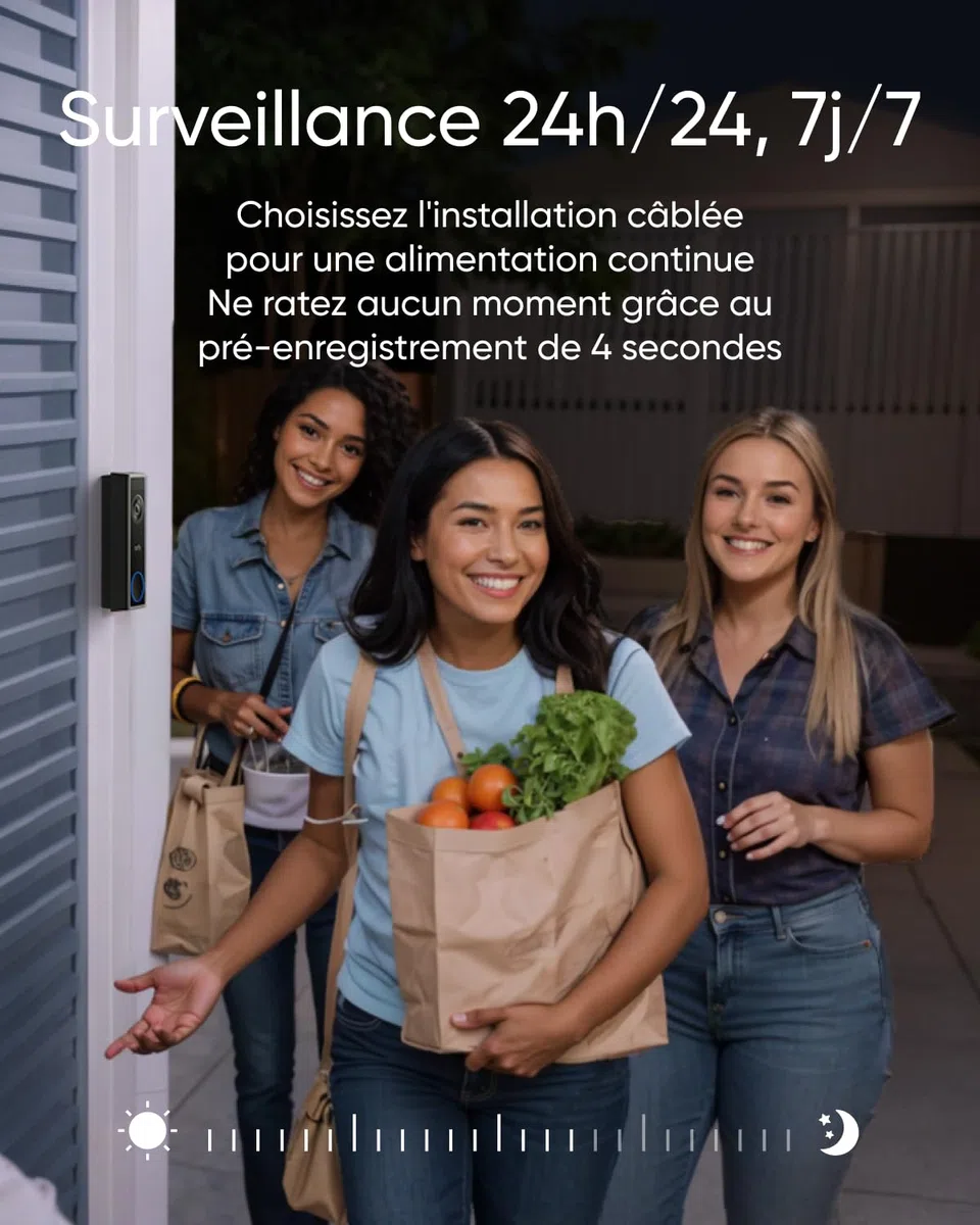 eufy Security Sonnette vidéo C31 2K FHD
