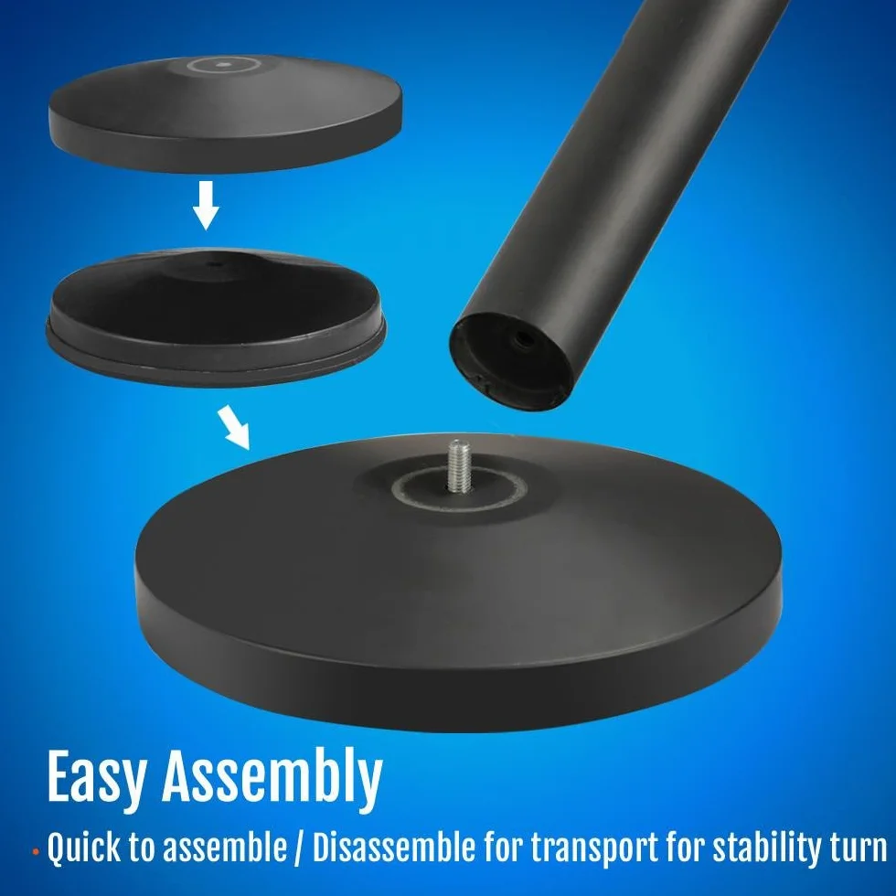 Yaheetech Barrière de Guidage Rétractable 6 Poteaux avec Corde 2M Système de Balisage