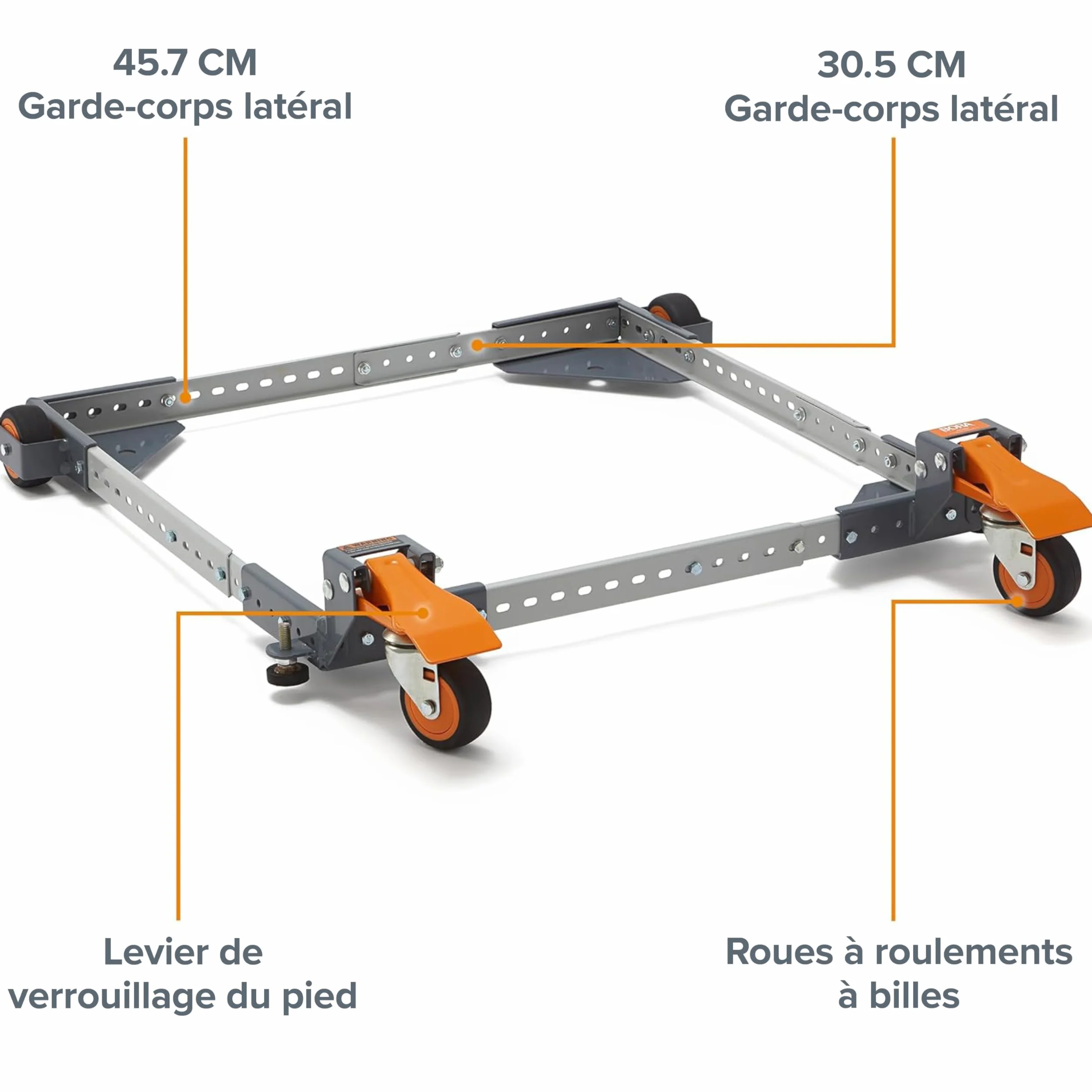 Bora Base Mobile Universelle Robuste 295 kg