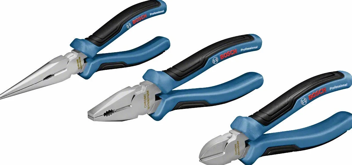 Bosch Professional set de 3 pinces L-BOXX universelle long bec coupante diagonale