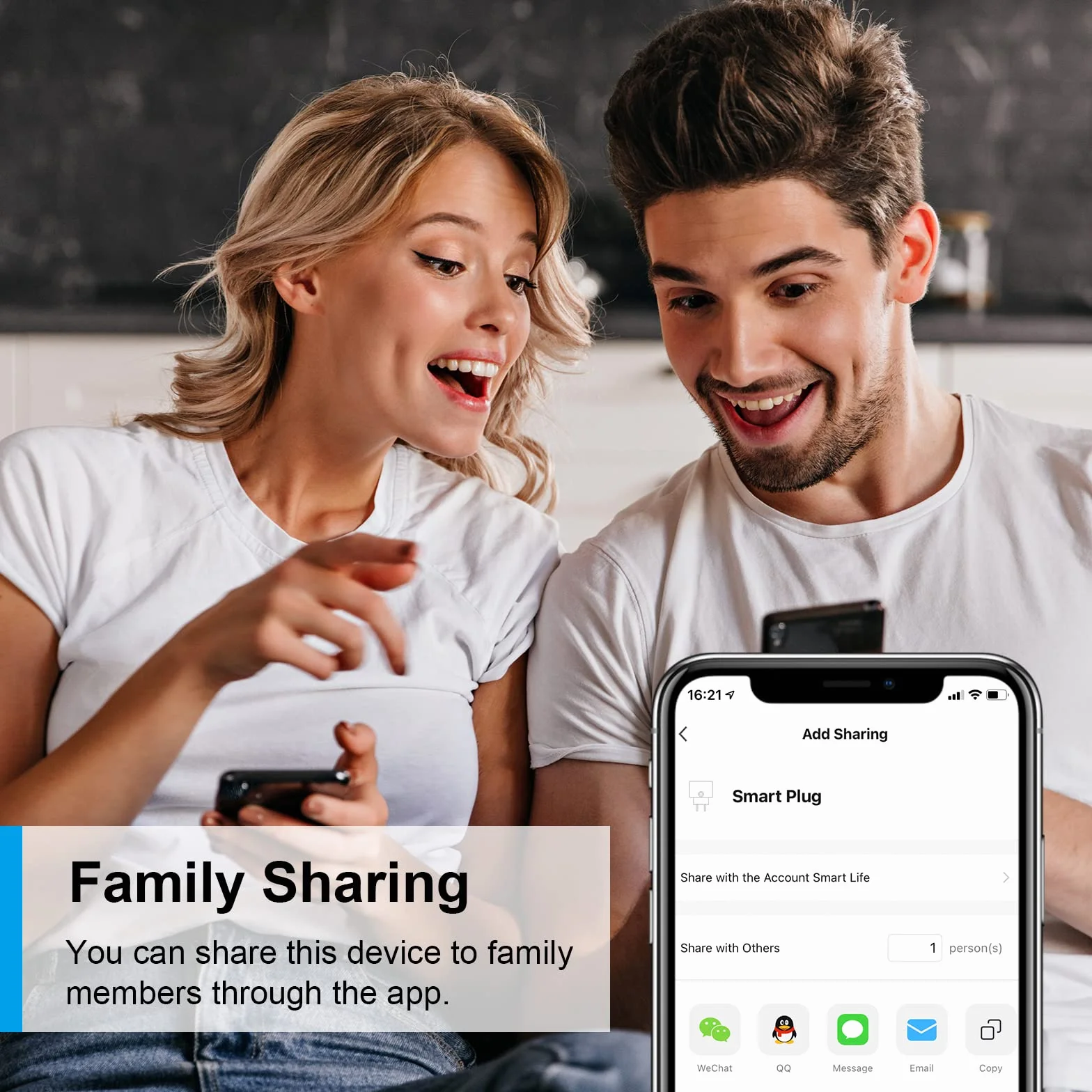 ANTELA Prise Connectée WiFi 16A 3680W Mesure Consommation Électrique, Prise Intelligente Alexa Google Home APP Contrôle Horaires Minuterie