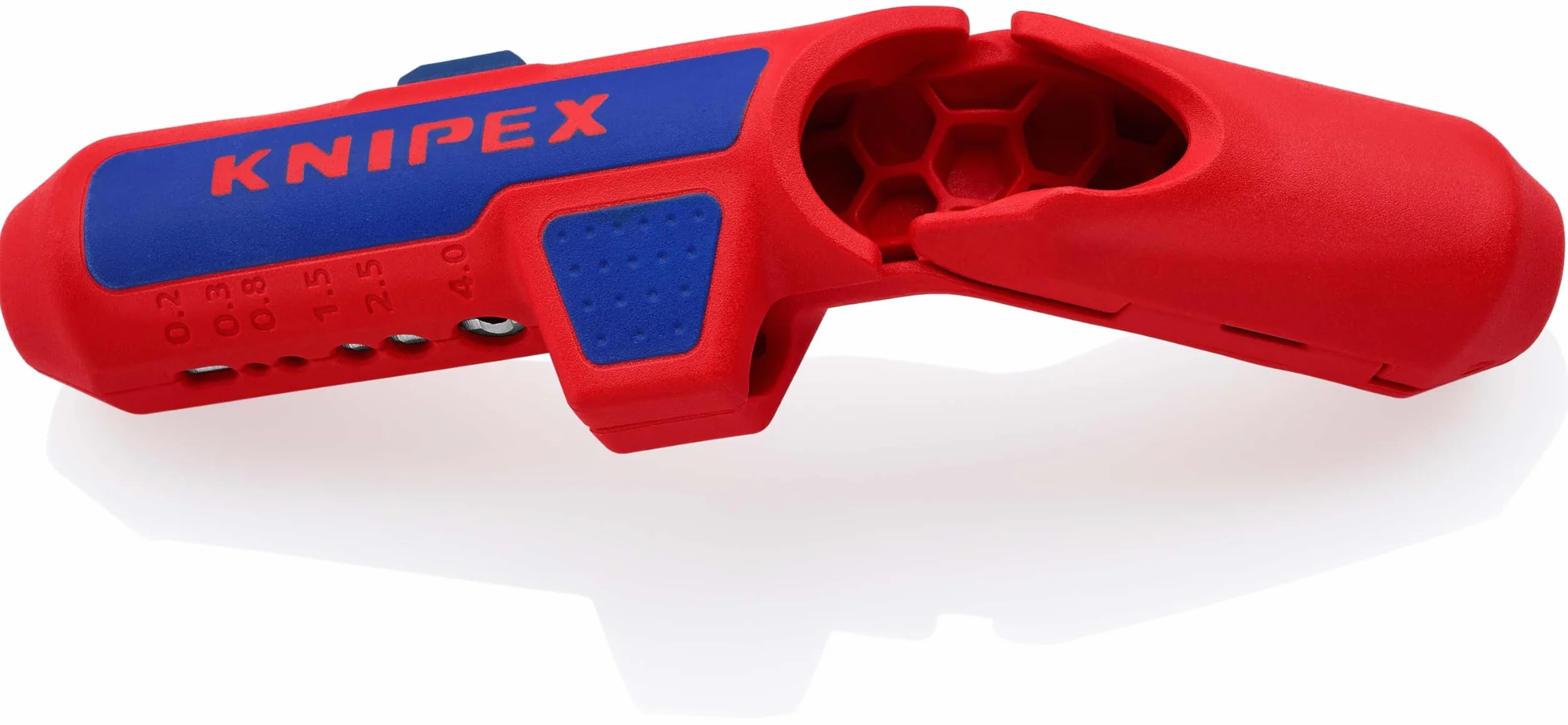 Knipex ErgoStrip 16 95 01 SB Outil à dégainer universel 135 mm câbles 3G1,5-5G2,5 coaxiaux données pince à dénuder