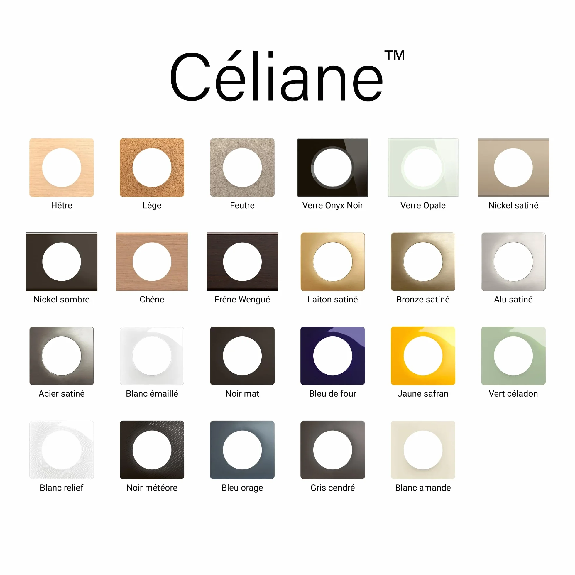 LEGRAND Plaque Céliane Finition 3 postes Bronze satiné