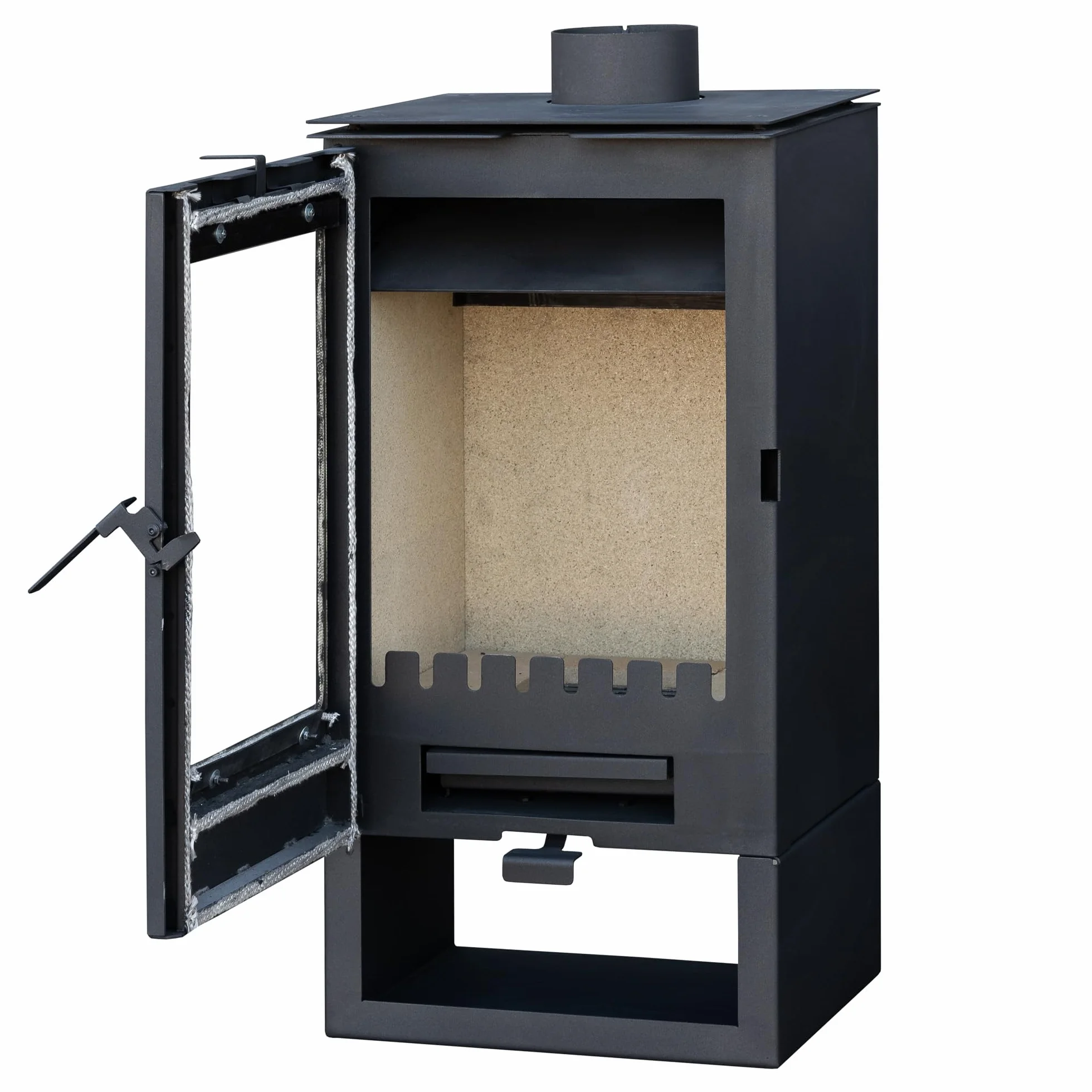 Poêle à bois ALAZ K8M Noir 9 kW, Foyer à combustion lente