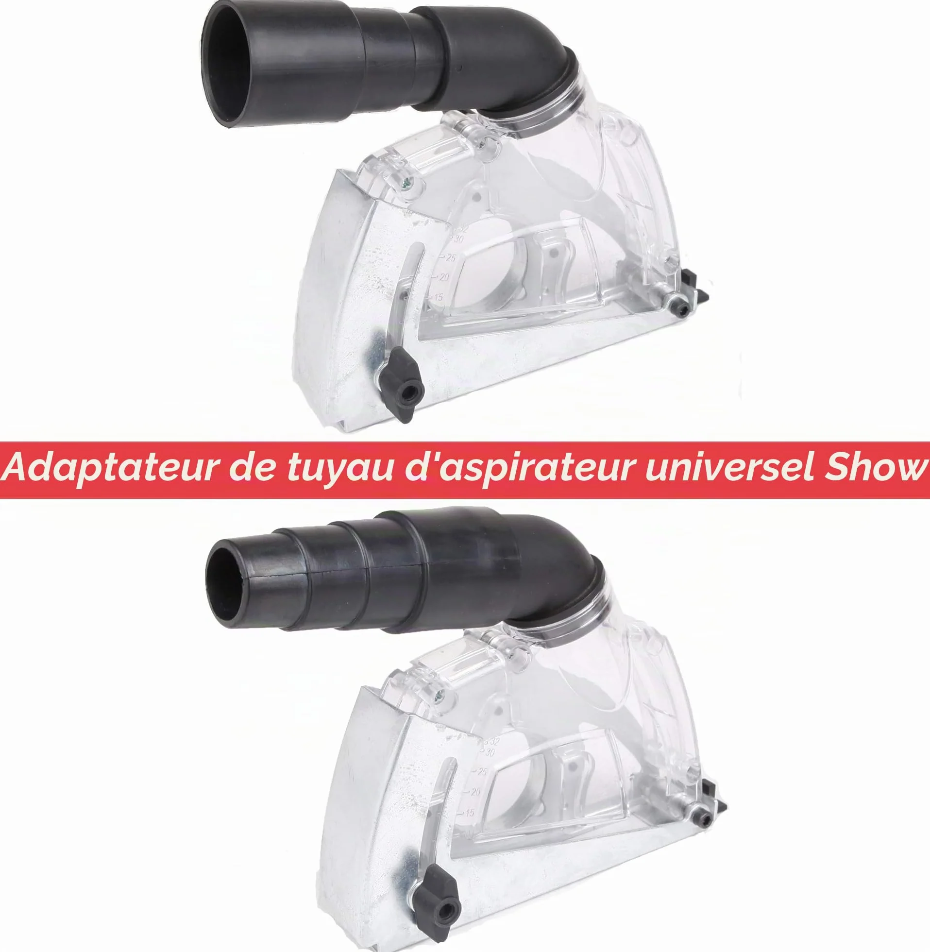 Capot de protection Meuleuse Angulaire 115/125 mm avec rail de guidage Disque diamanté 125mm x 22,2 mm