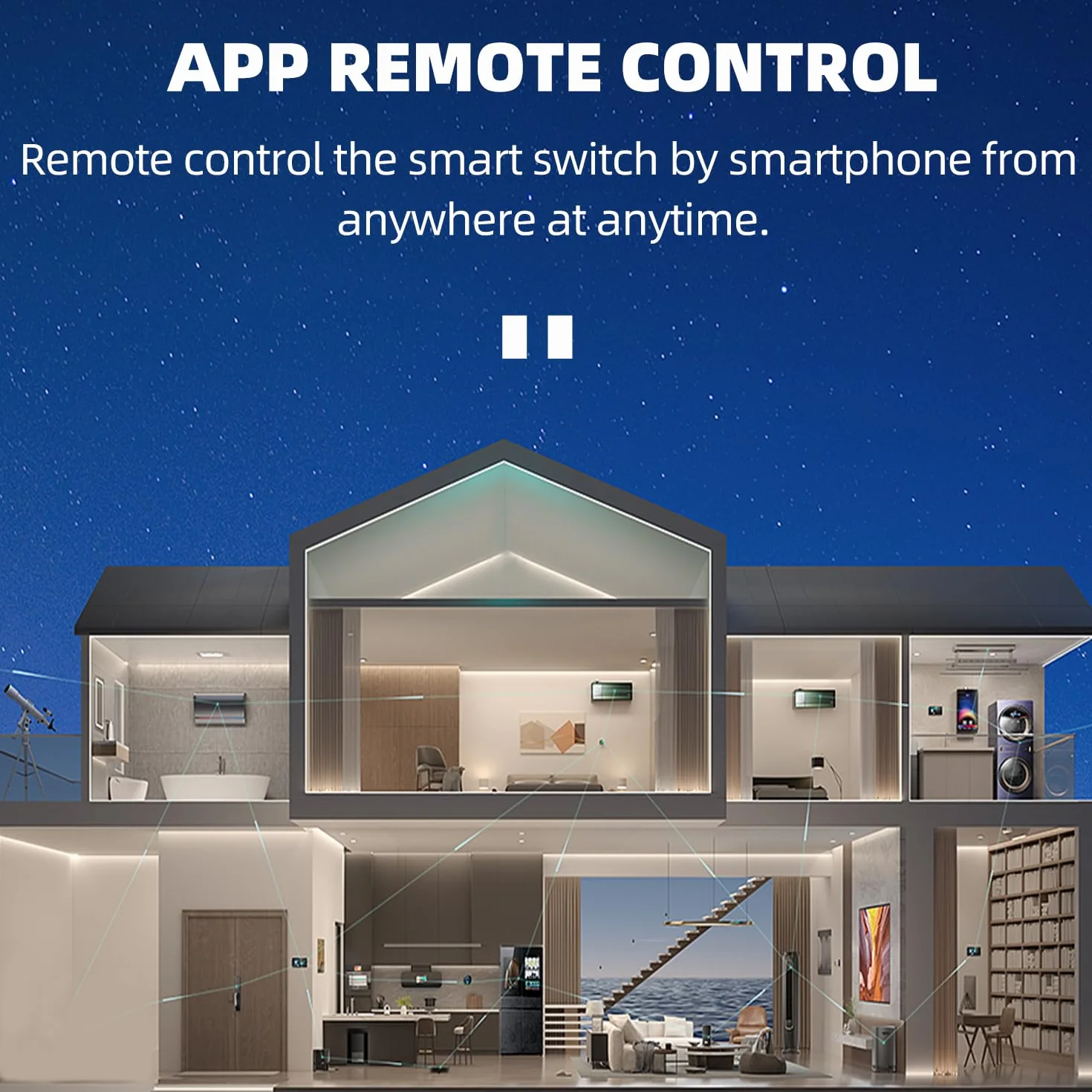 Disjoncteur intelligent TUYA WIFI 1P 230V 63A Compteur d'énergie KWh Rail DIN Smart Life