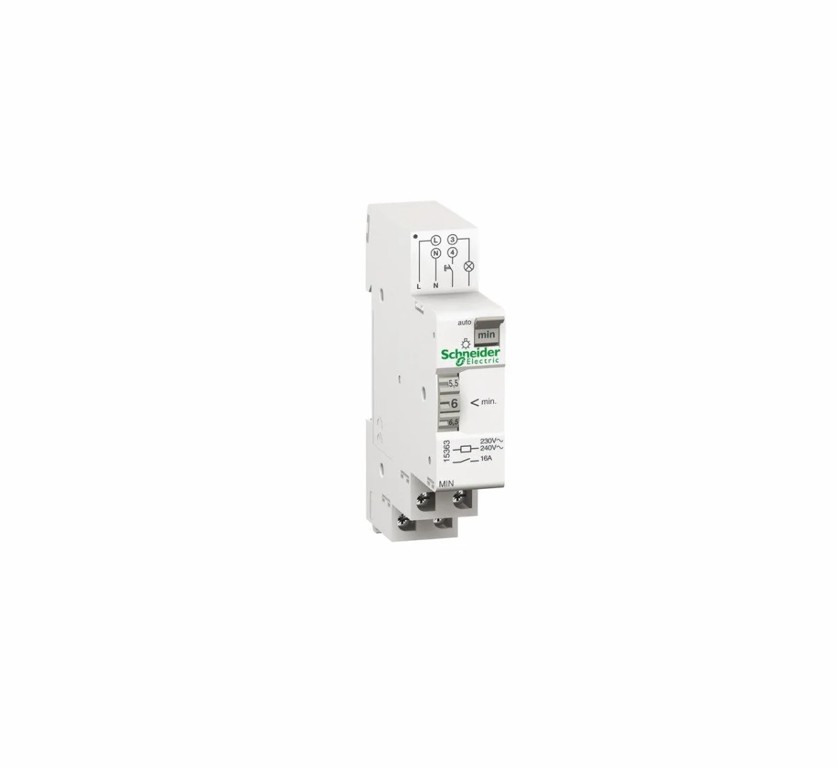 Schneider Electric Minuterie Réglable 16A 230V 20mm Blanc