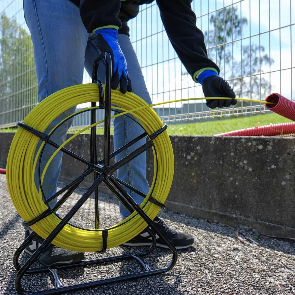 Aiguille tire fil fibre de verre dévidoir 100 m